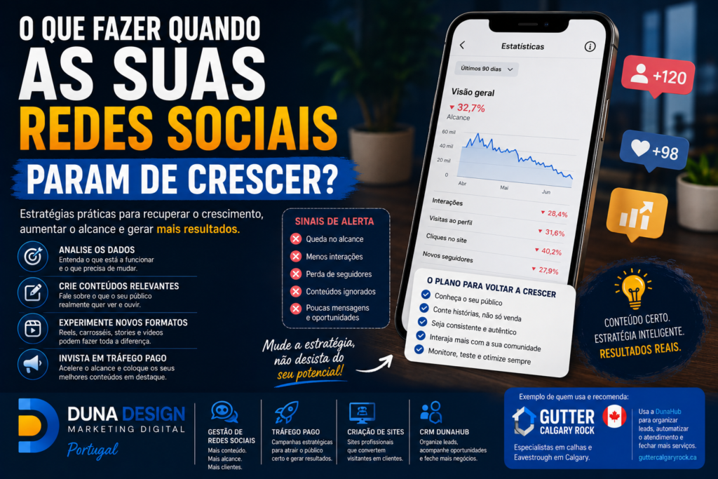 O Que Fazer Quando as Redes Sociais Param de Crescer?
