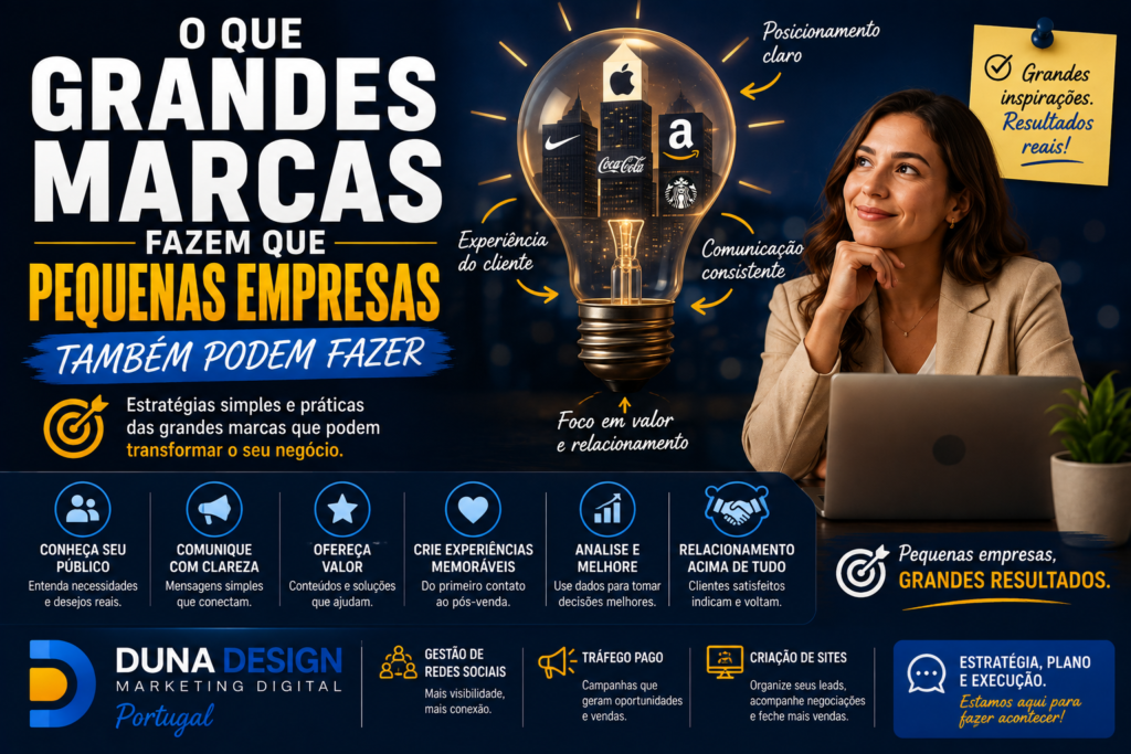 O Que as Grandes Marcas Fazem Que Pequenas Empresas Também Podem Fazer
