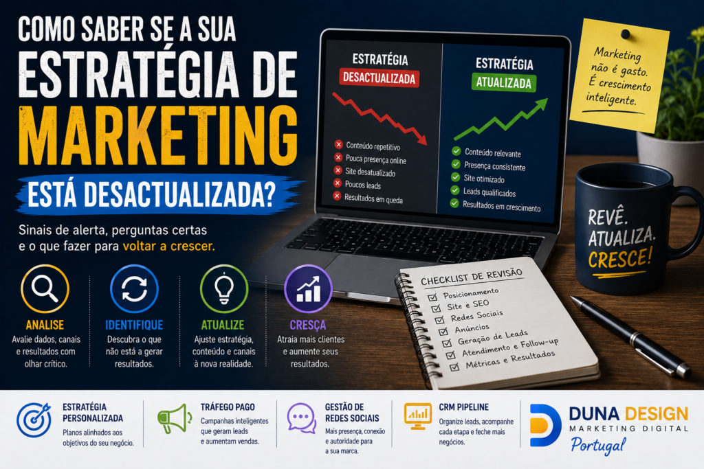 Como Saber se a Sua Estratégia de Marketing Está Desactualizada